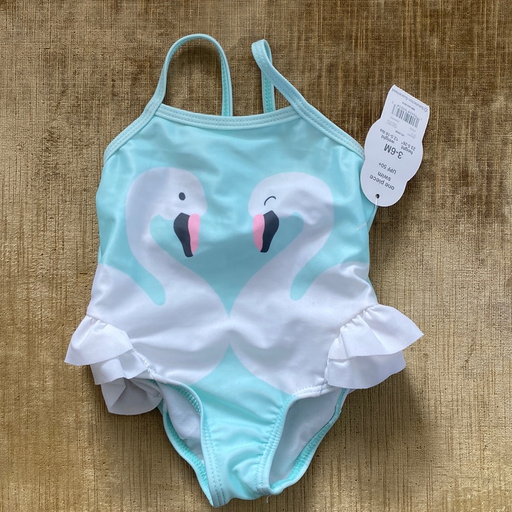 Baby girl swimsuit. Size 3-6M. NWT.